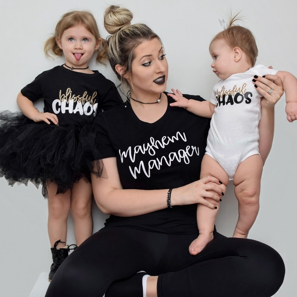 Mayhem Manager™️ Funny Mom Motherhood Tee T Shirt